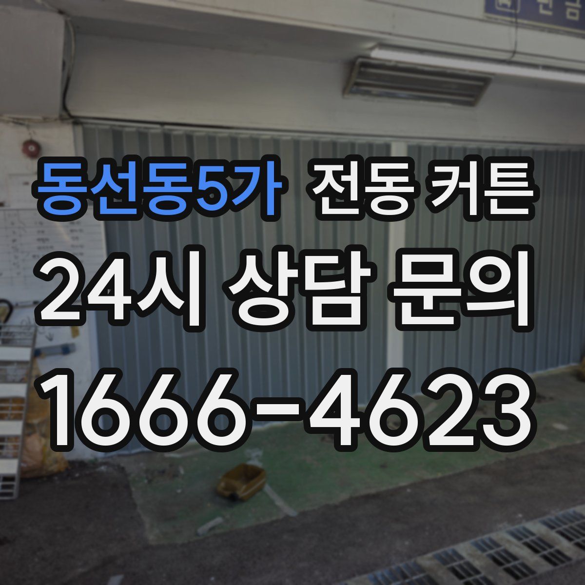 동선동5가 전동 커튼
