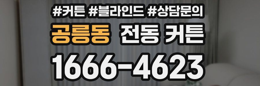 공릉동 전동 커튼