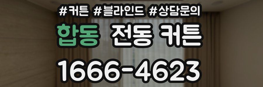 합동 전동 커튼