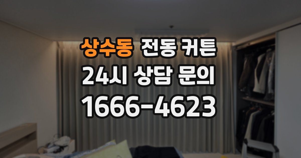 상수동 전동 커튼
