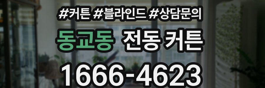 동교동 전동 커튼