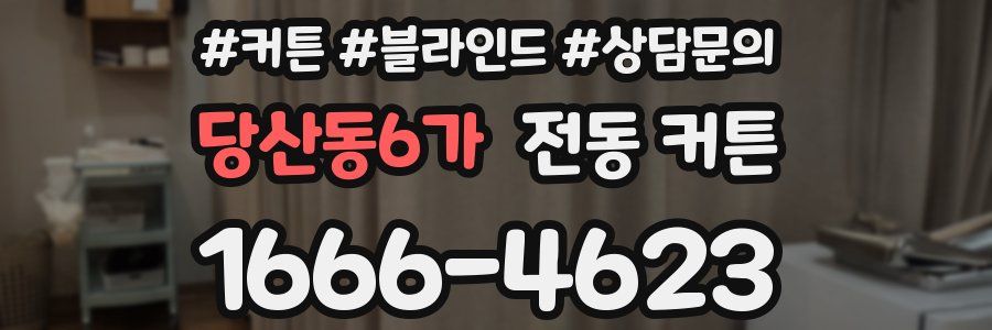 당산동6가 전동 커튼