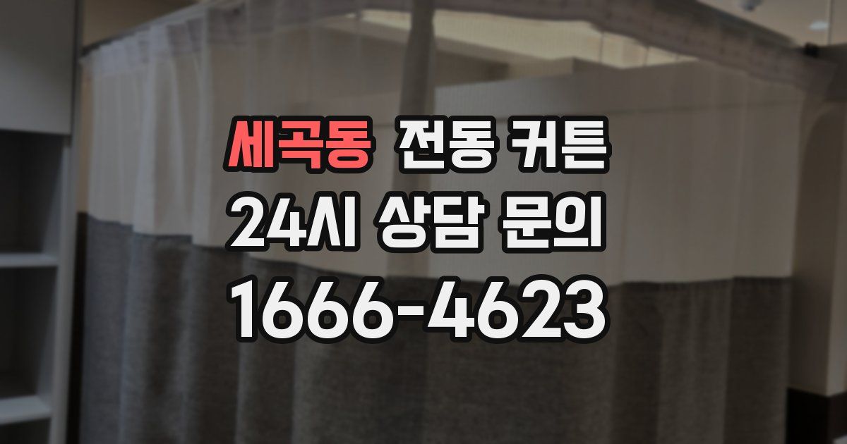 세곡동 전동 커튼