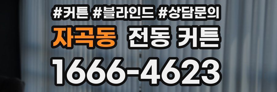 자곡동 전동 커튼