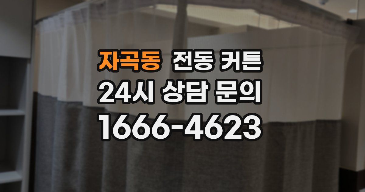자곡동 전동 커튼