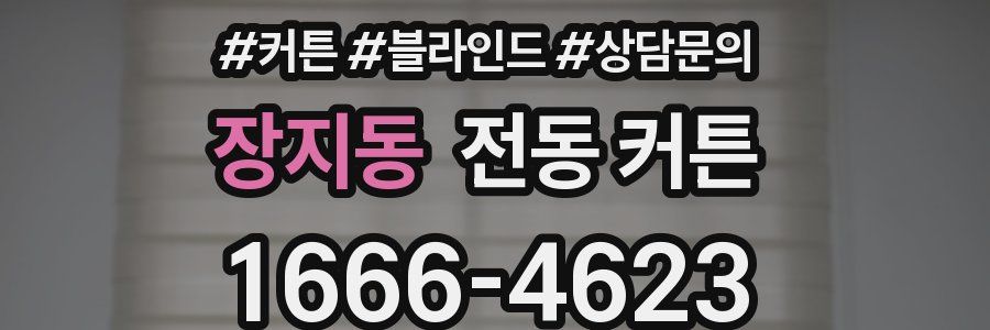 장지동 전동 커튼