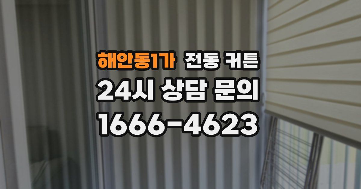 해안동1가 전동 커튼
