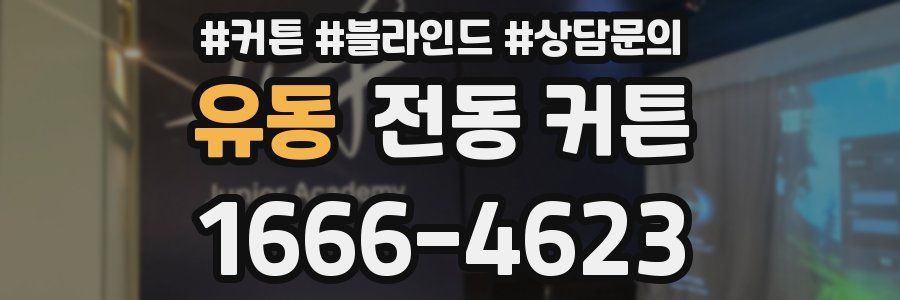 유동 전동 커튼