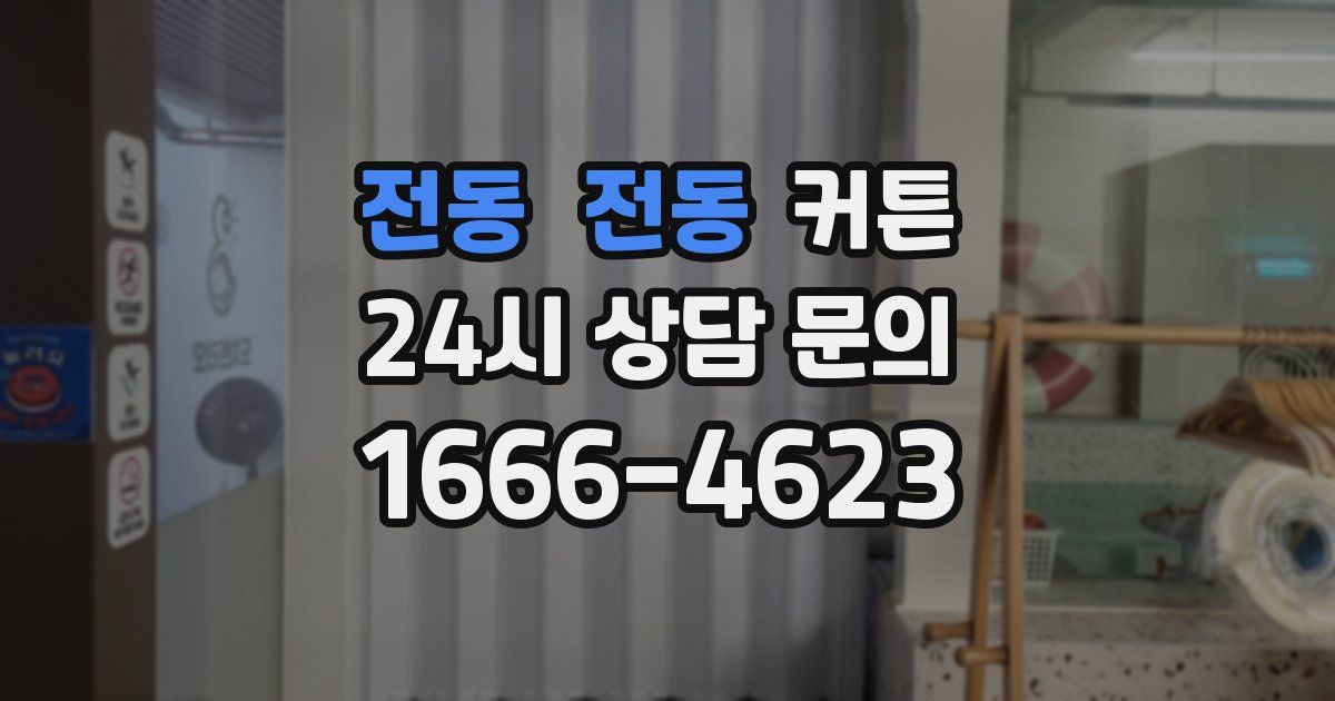 전동 전동 커튼
