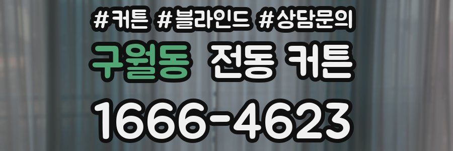 구월동 전동 커튼