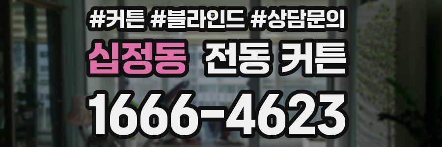 십정동 전동 커튼