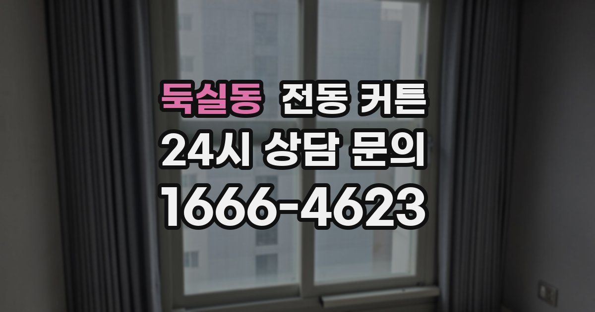 둑실동 전동 커튼
