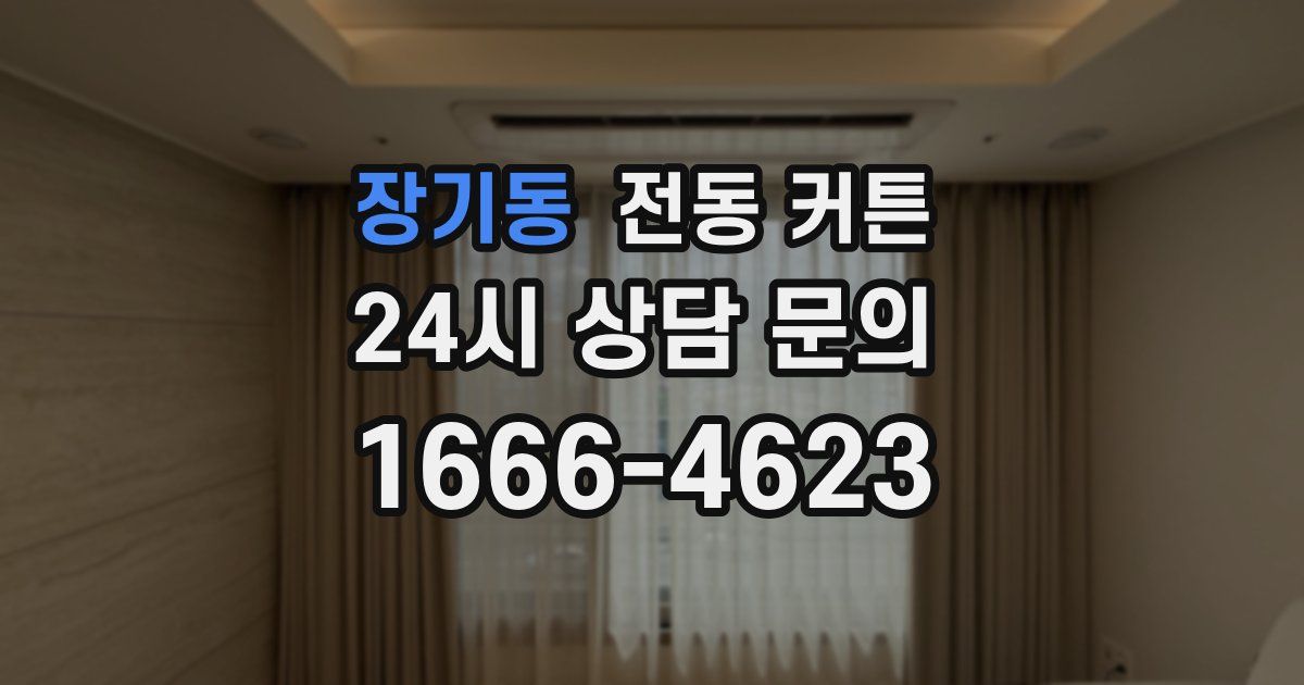 장기동 전동 커튼