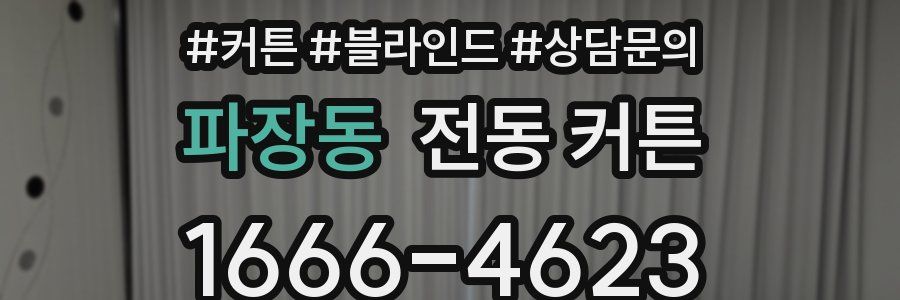 파장동 전동 커튼