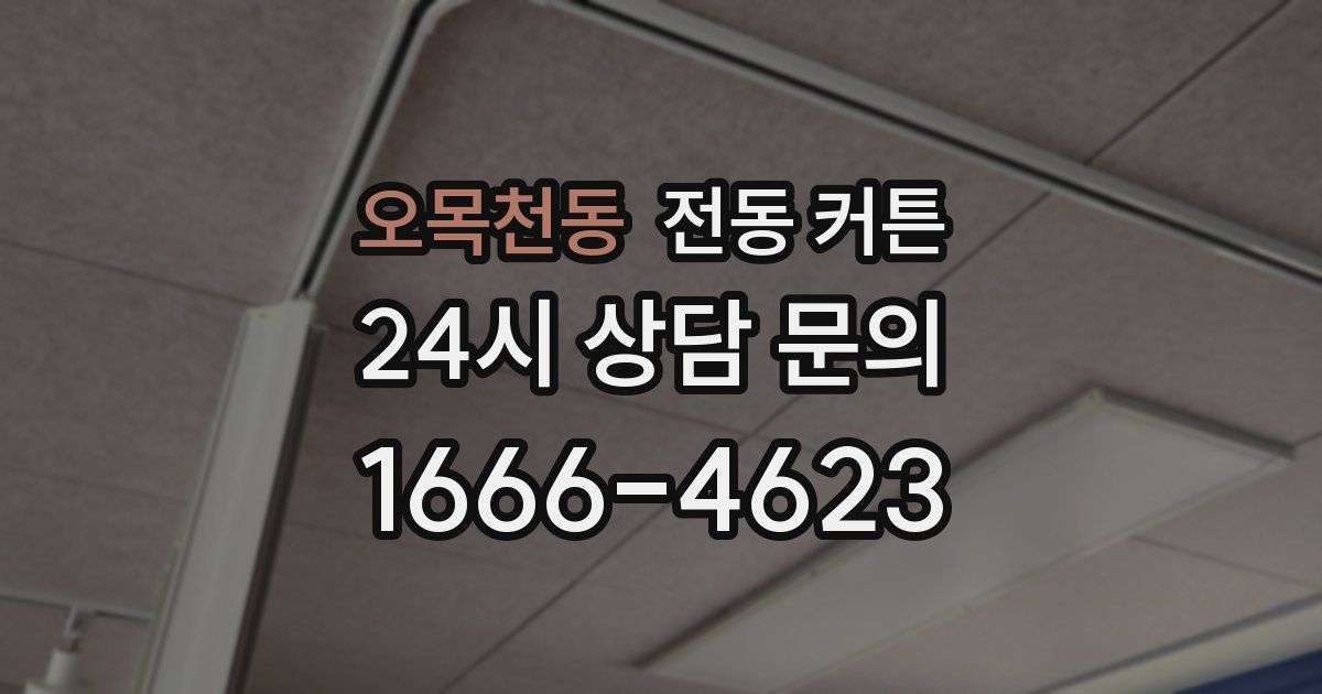오목천동 전동 커튼