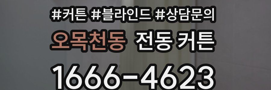 오목천동 전동 커튼