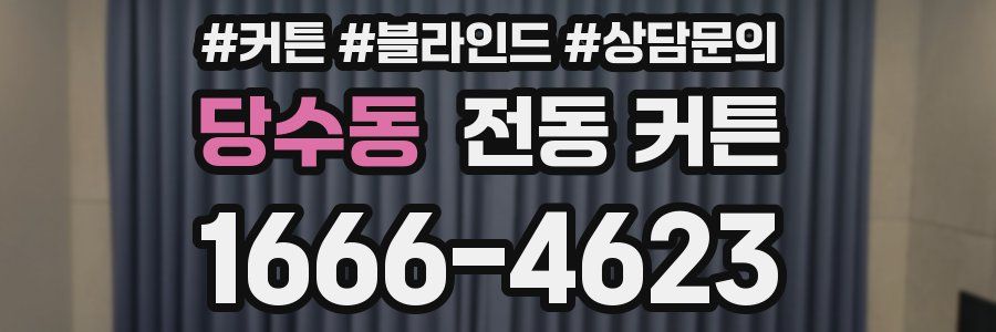 당수동 전동 커튼