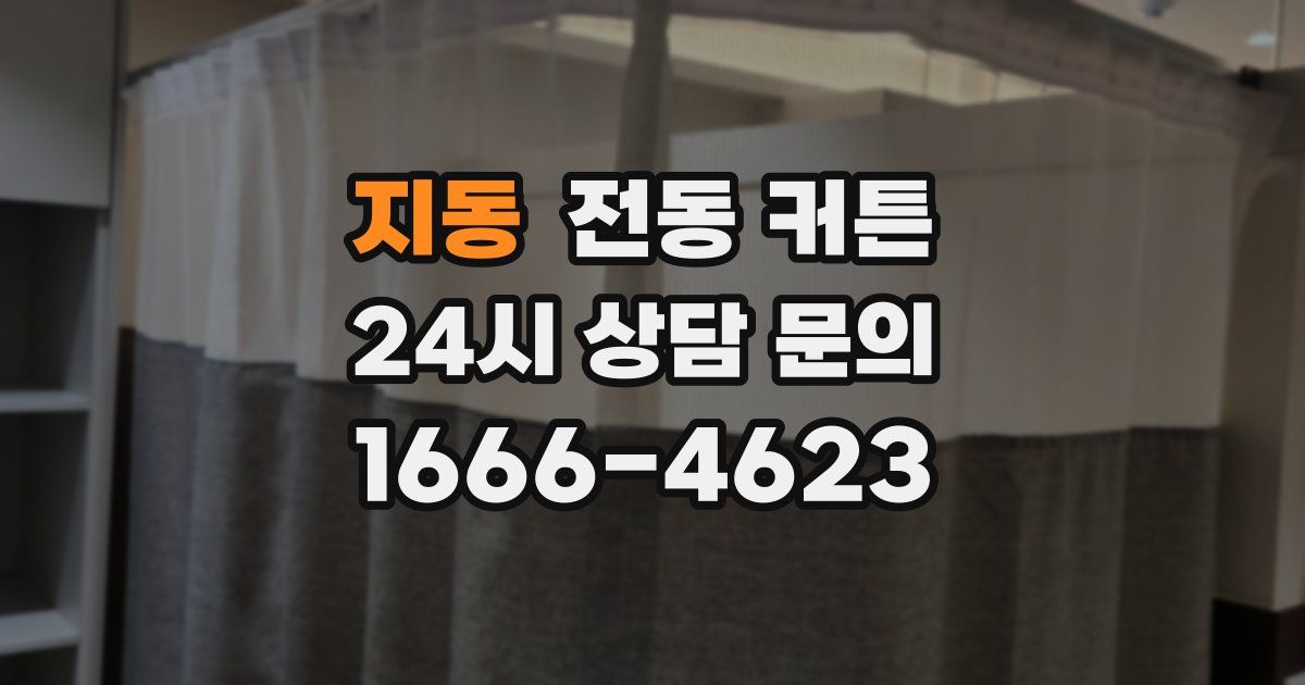 지동 전동 커튼