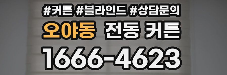 오야동 전동 커튼