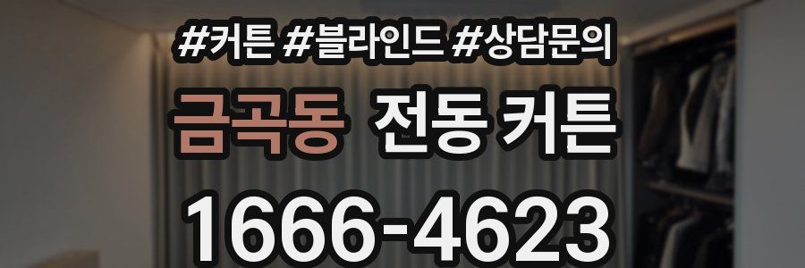 금곡동 전동 커튼