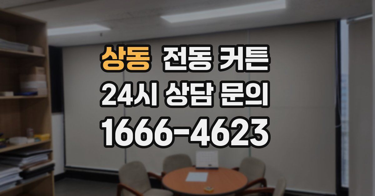 상동 전동 커튼