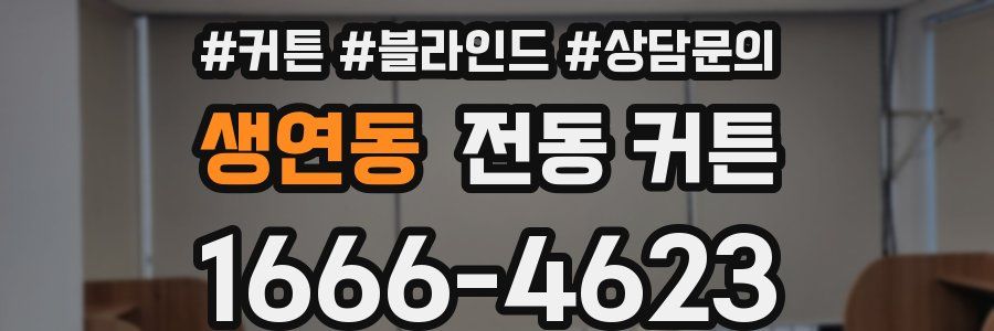 생연동 전동 커튼