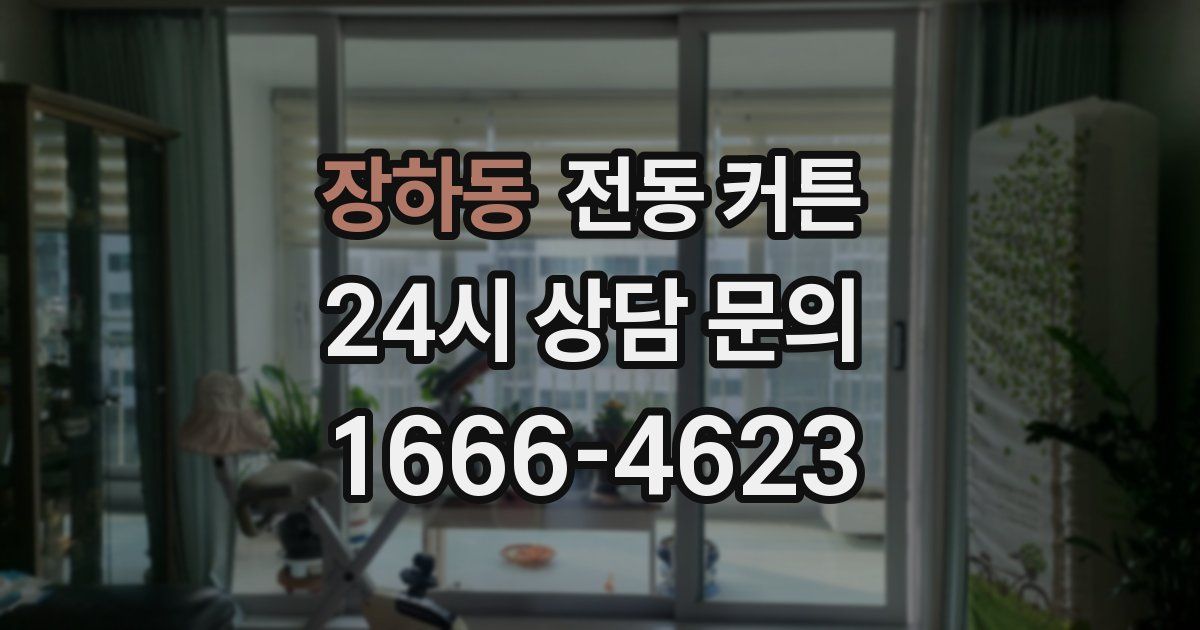 장하동 전동 커튼
