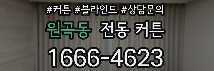 원곡동 전동 커튼