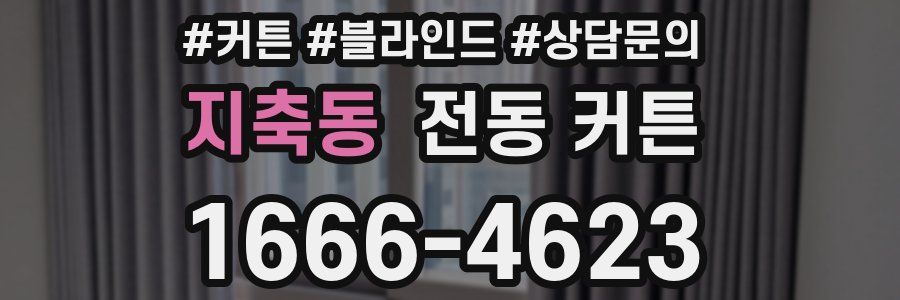 지축동 전동 커튼