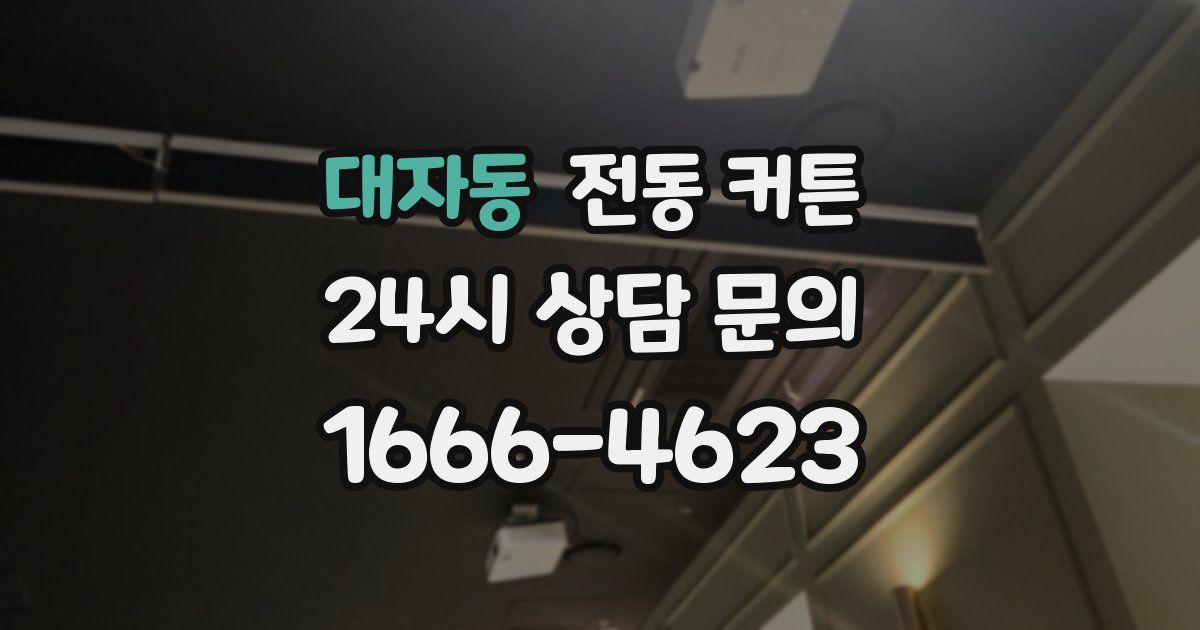대자동 전동 커튼