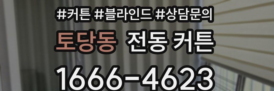 토당동 전동 커튼