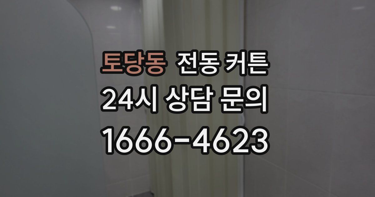 토당동 전동 커튼
