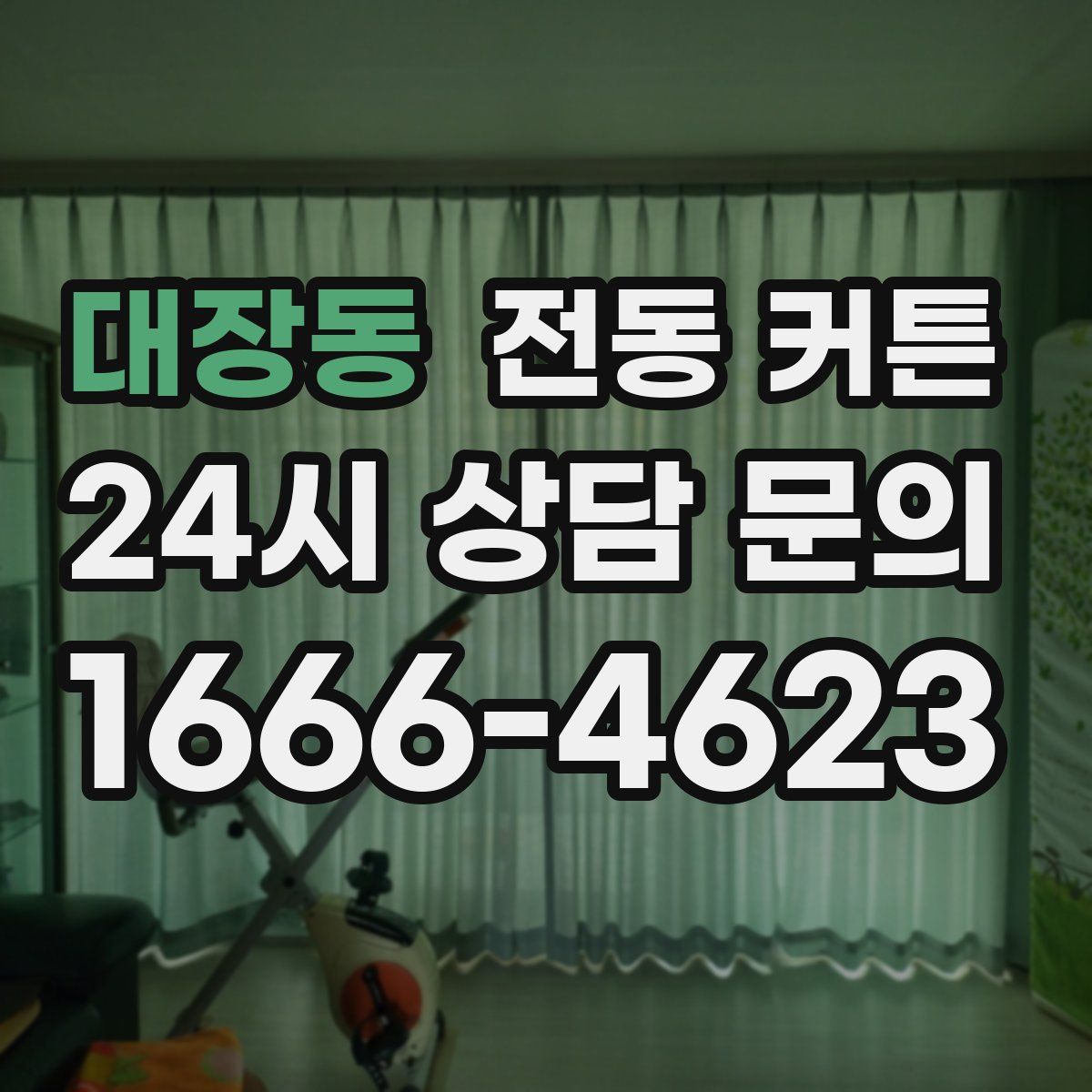 대장동 전동 커튼