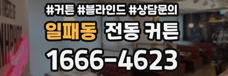 일패동 전동 커튼