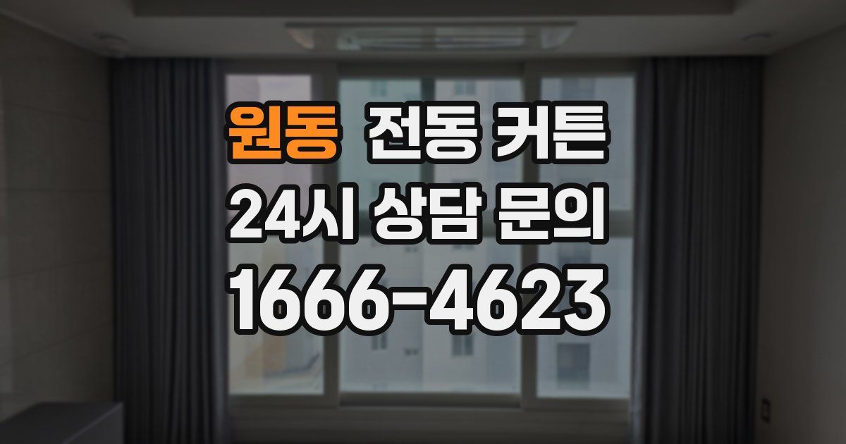 원동 전동 커튼