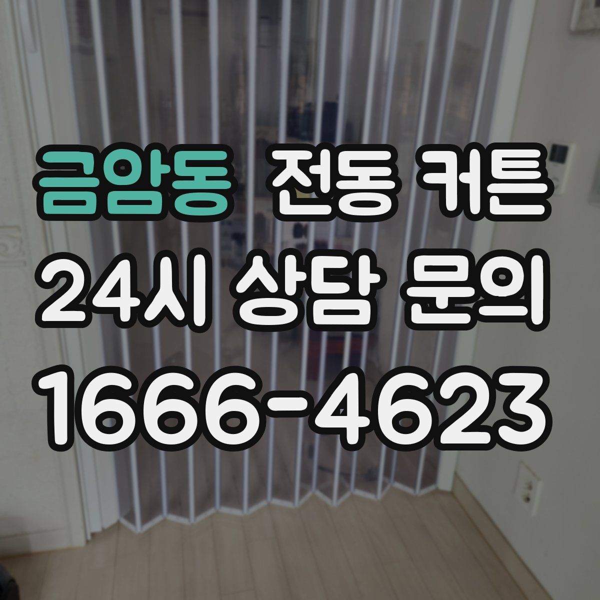 금암동 전동 커튼