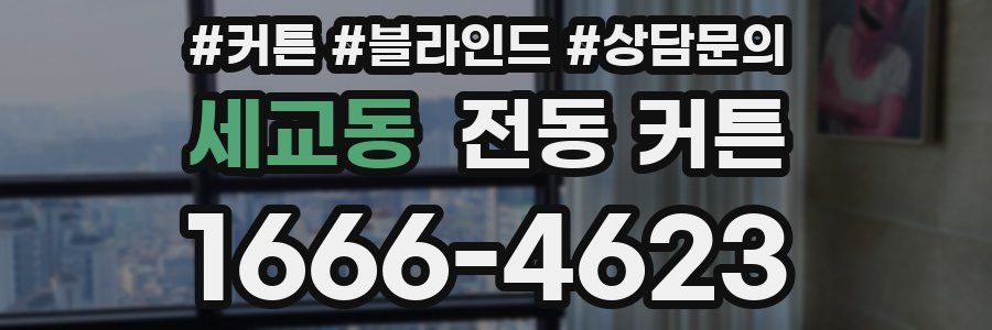 세교동 전동 커튼
