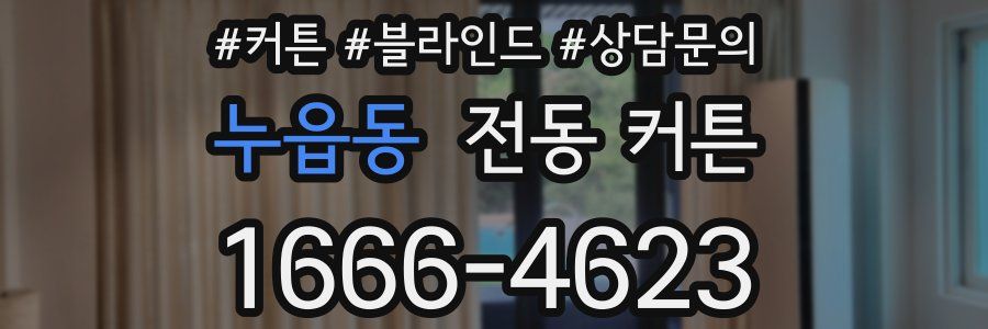 누읍동 전동 커튼