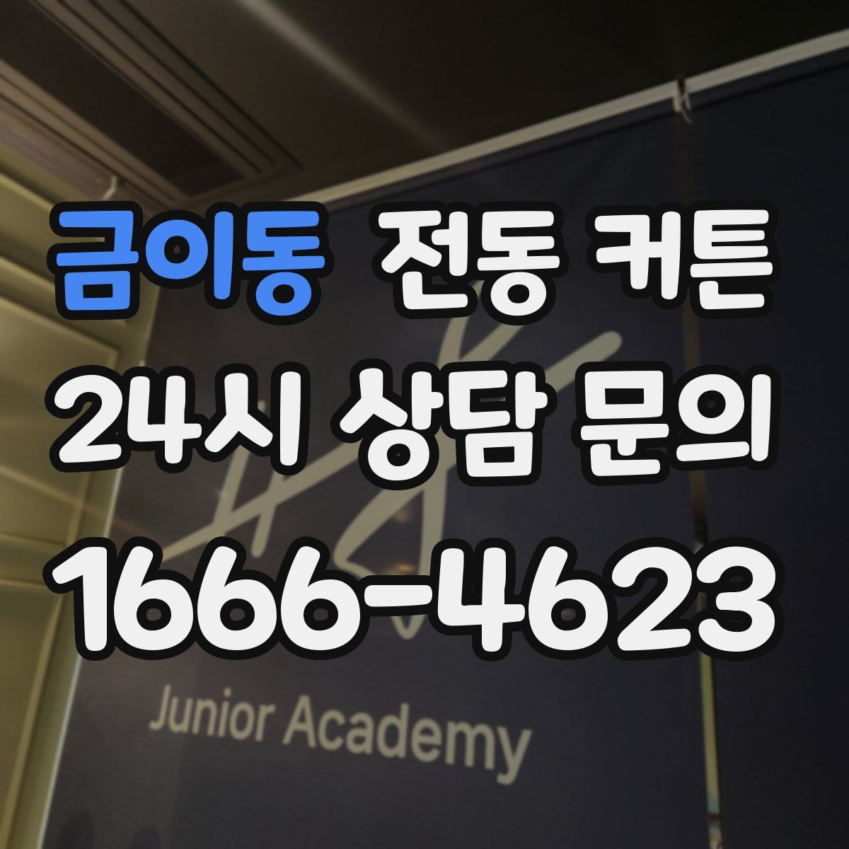 금이동 전동 커튼