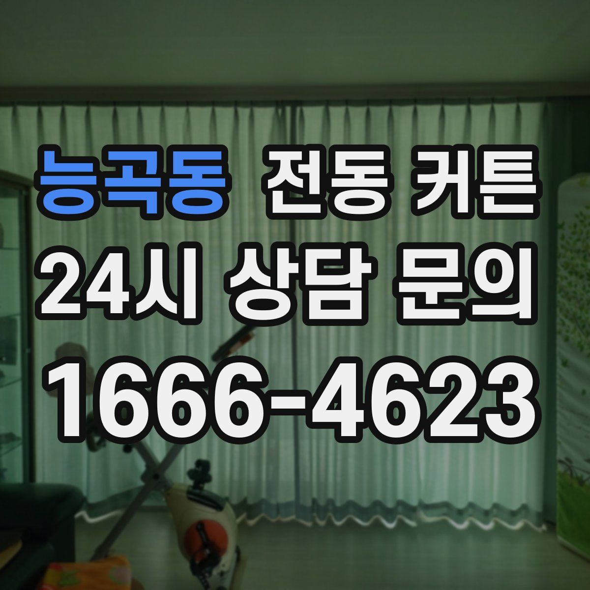 능곡동 전동 커튼