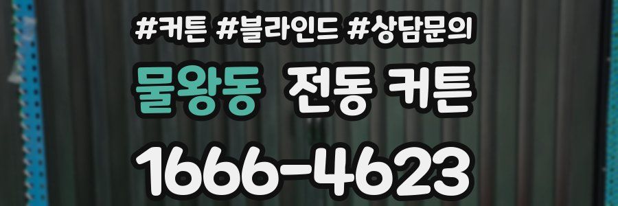 물왕동 전동 커튼