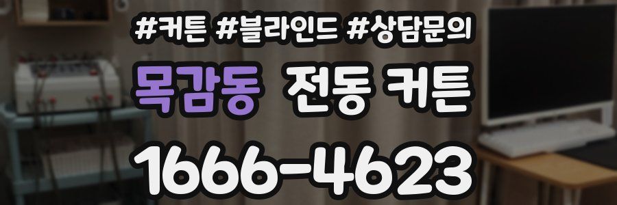 목감동 전동 커튼