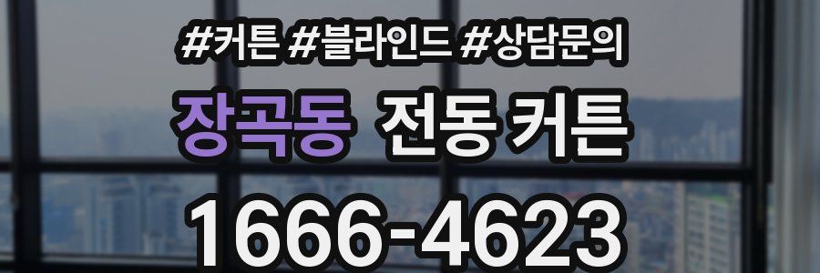 장곡동 전동 커튼