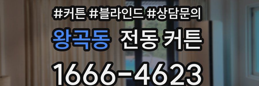 왕곡동 전동 커튼