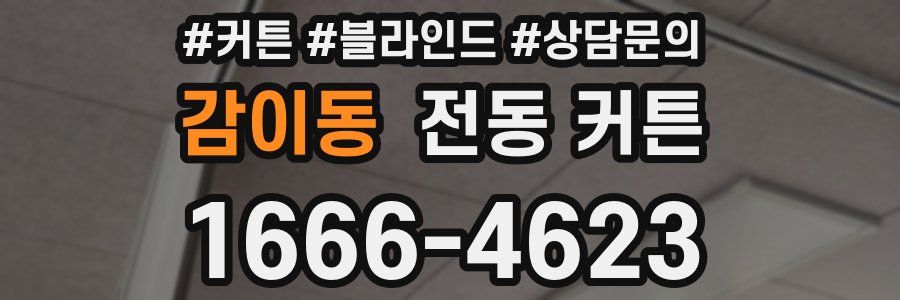감이동 전동 커튼