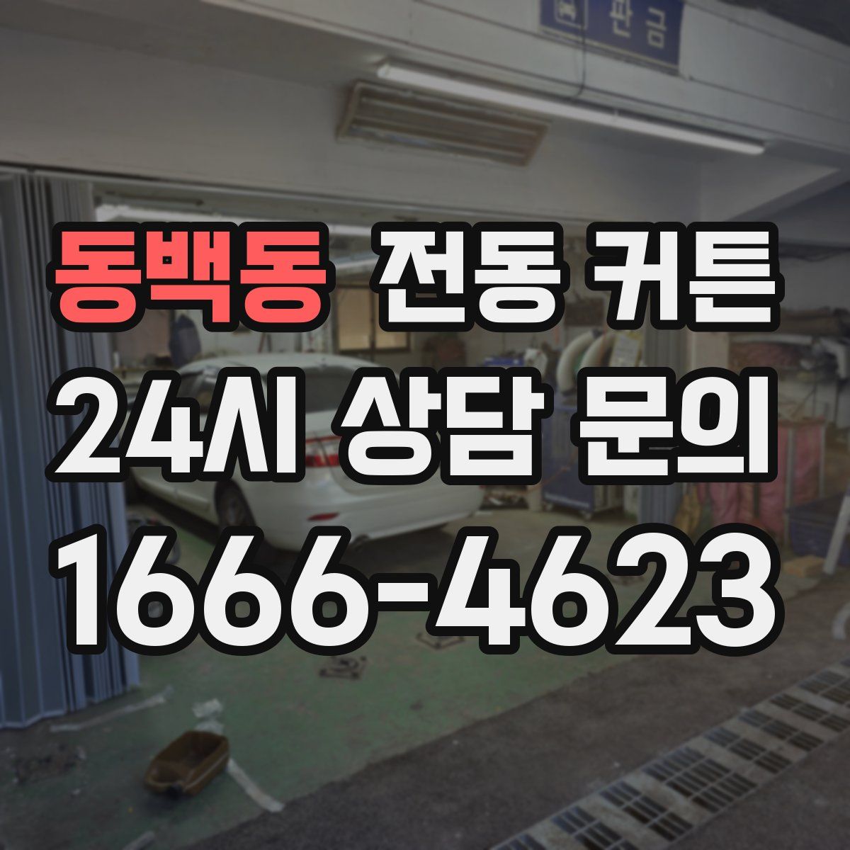 동백동 전동 커튼