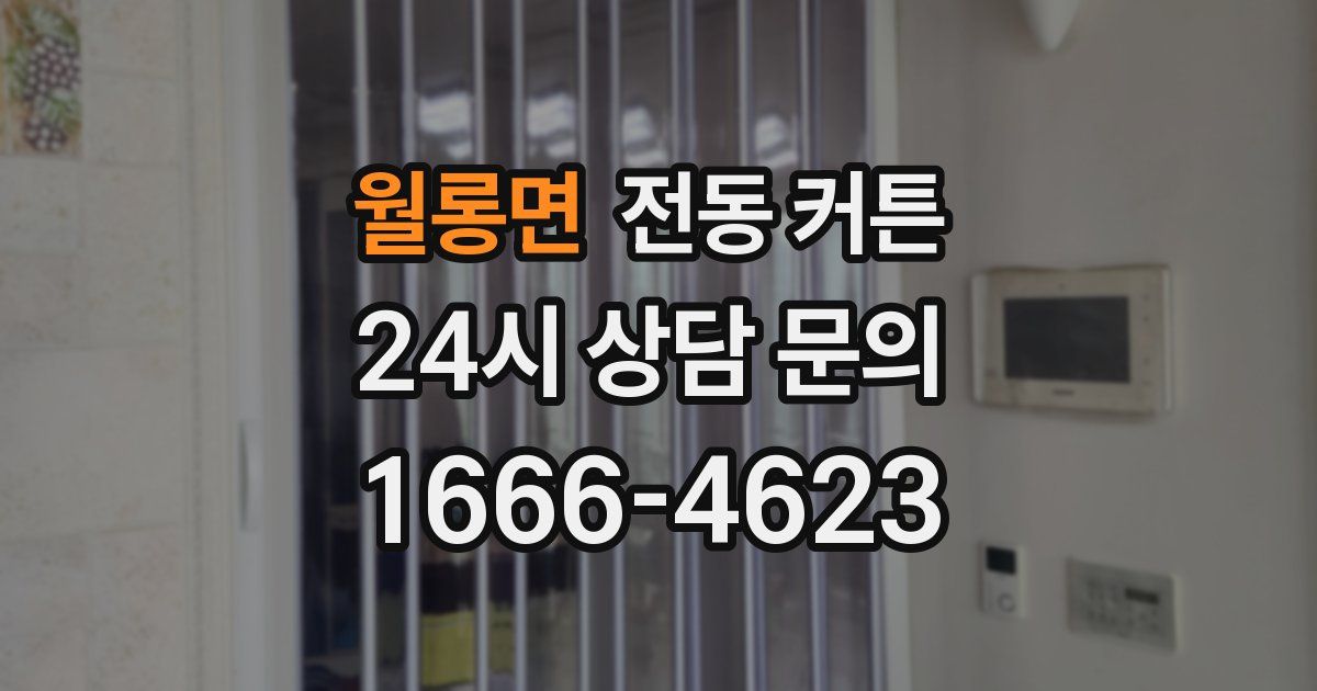 월롱면 전동 커튼