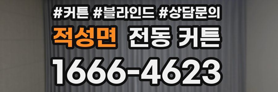 적성면 전동 커튼