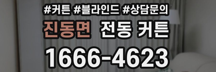 진동면 전동 커튼