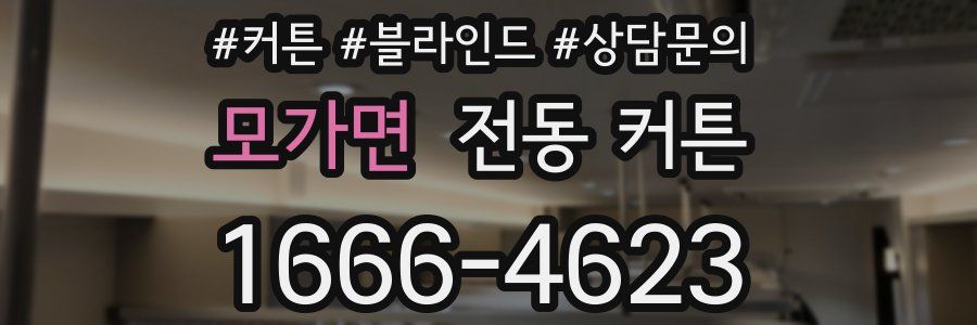 모가면 전동 커튼